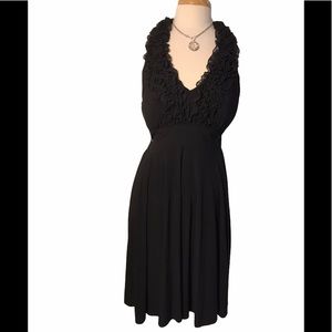 👗🆕️ Dressbarn Black Halter Dress size 4